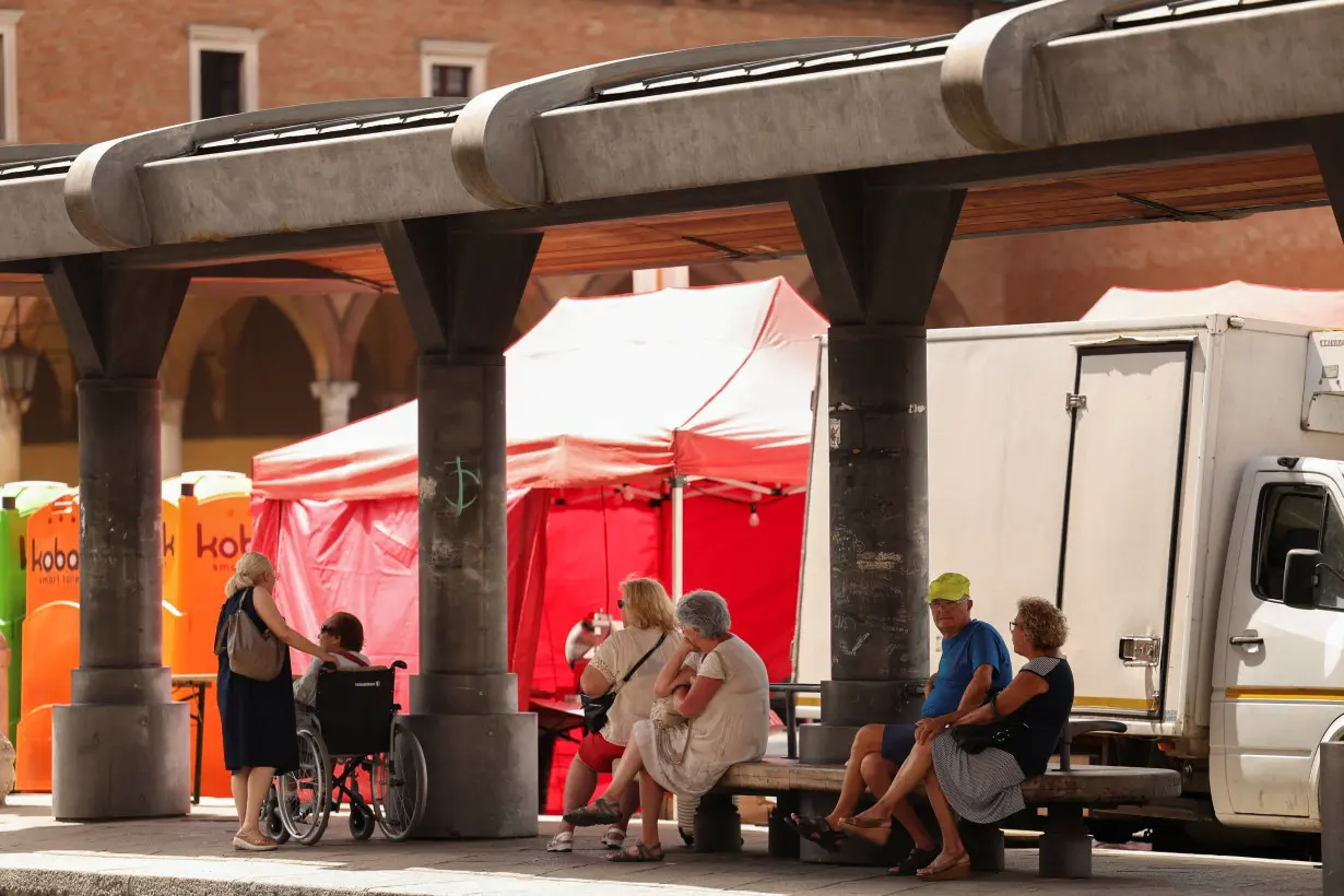 Heatwave across Italy