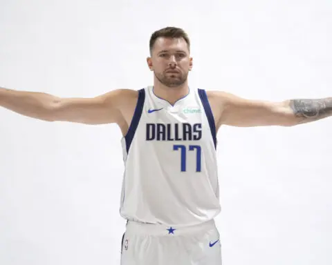 Mavs star Luka Doncic injures calf in preseason practice, will be evaluated in a week