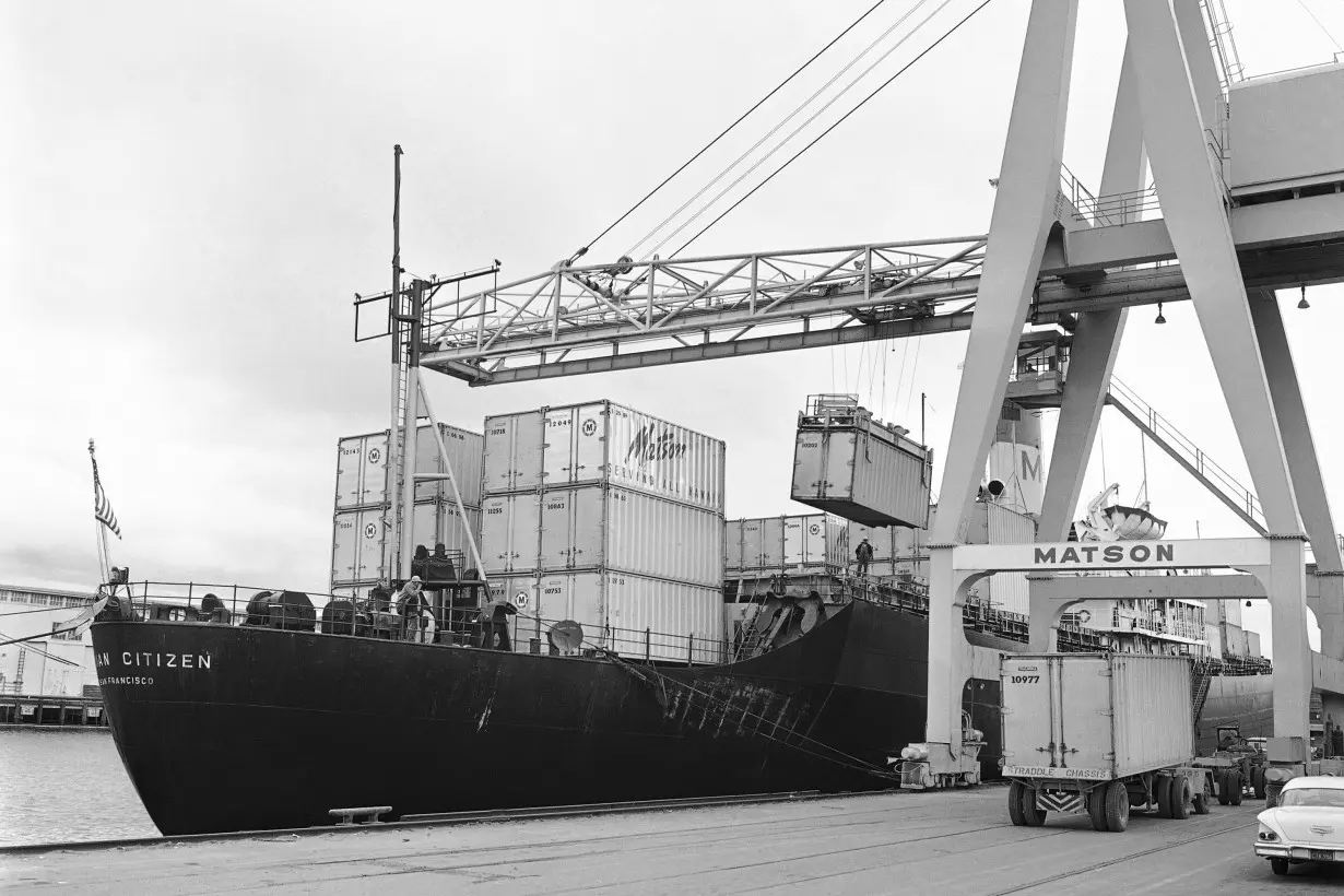 Dockworkers join other unions in trying to fend off automation, or minimize the impact