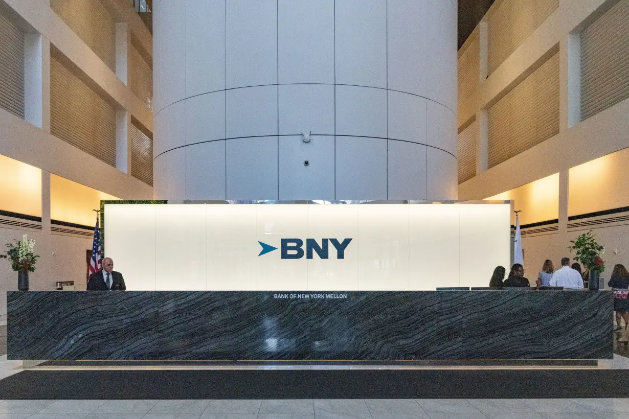 The offices of BNY Mellon investment banking company