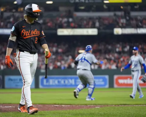 Orioles get swept out of the playoffs in their only series for a second consecutive year