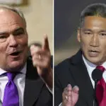 Kaine and Cao face off in only debate of campaign for US Senate seat from Virginia