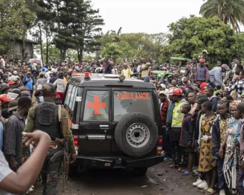 At least 78 people died when a boat with 278 on board capsized in eastern Congo, official says