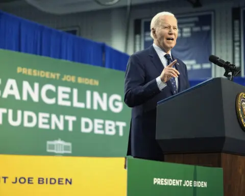 Biden's student loan cancellation is put on hold again after day of legal whiplash