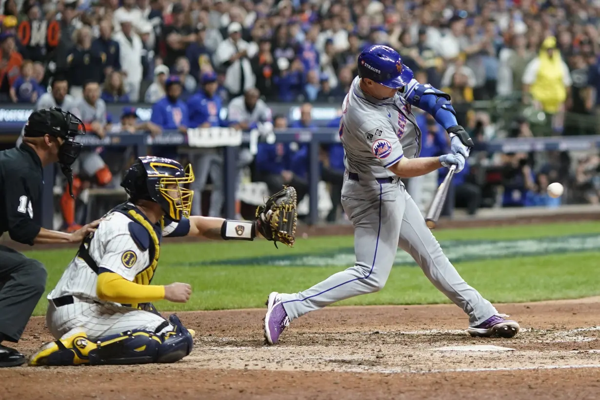 Mets Brewers Baseball