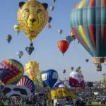 International fiesta fills New Mexico's sky with colorful hot air balloons