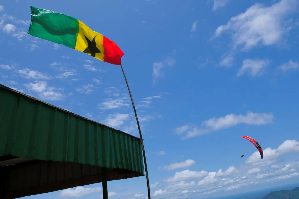 Annual Easter paragliding festival in Kwahu-Atibie