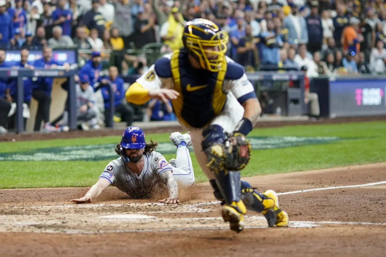 Mets Brewers Baseball