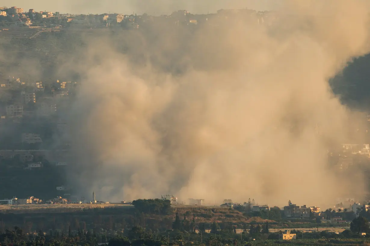 FILE PHOTO: Ongoing hostilities between Hezbollah and Israeli forces in Lebanon