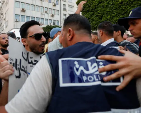 Tunisians protest against President Saied two days before presidential vote