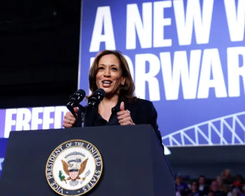 In Michigan, Harris meets Arab American leaders angry over Israel