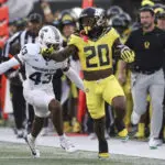 Dillon Gabriel, Jordan James lead No. 6 Oregon to 31-10 victory over Michigan State