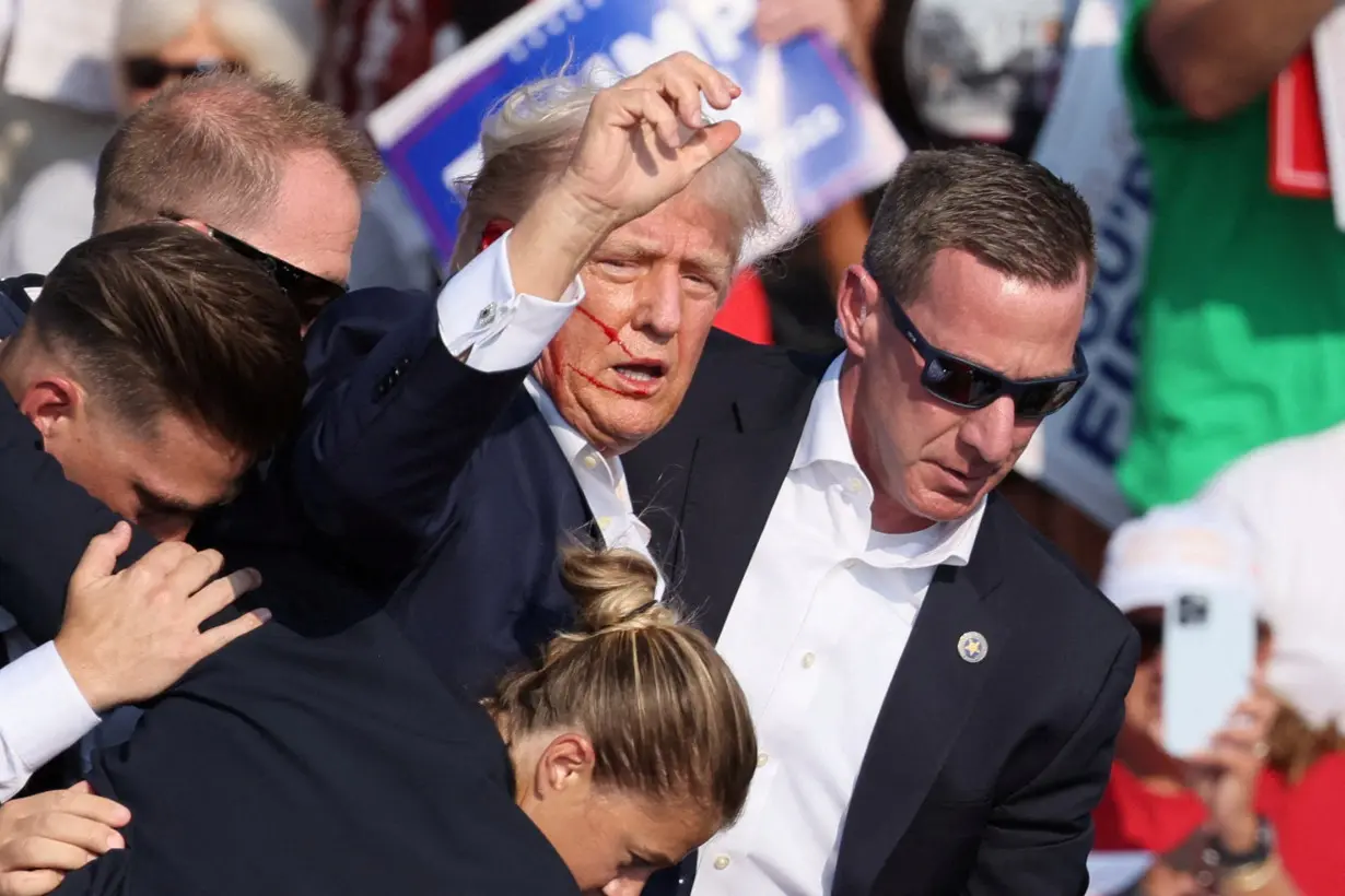 FILE PHOTO: Republican presidential candidate Donald Trump holds a campaign rally in Butler