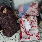 Displaced Gazan mothers struggle to care for their newborns