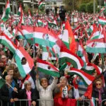 Thousands protest in Hungary demanding end to state media 'propaganda'