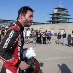 Keanu Reeves spins out at Indianapolis Motor Speedway in pro auto racing debut