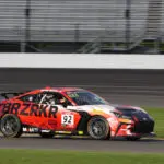 Keanu Reeves spins out at Indianapolis Motor Speedway in pro auto racing debut