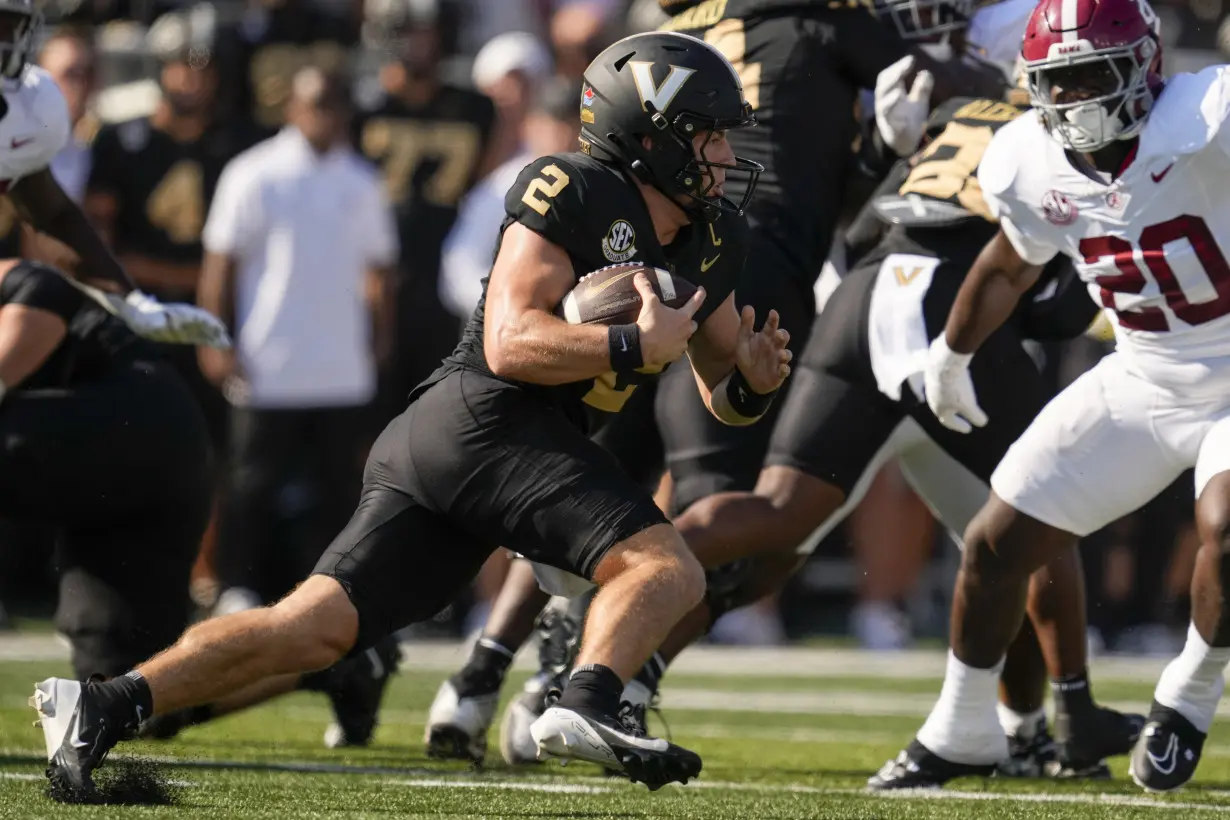 Alabama Vanderbilt Football