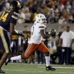 No. 8 Miami rallies from 25 points down to beat California 39-38