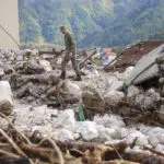 International rescue teams arrive in Bosnia after devastating floods and landslides