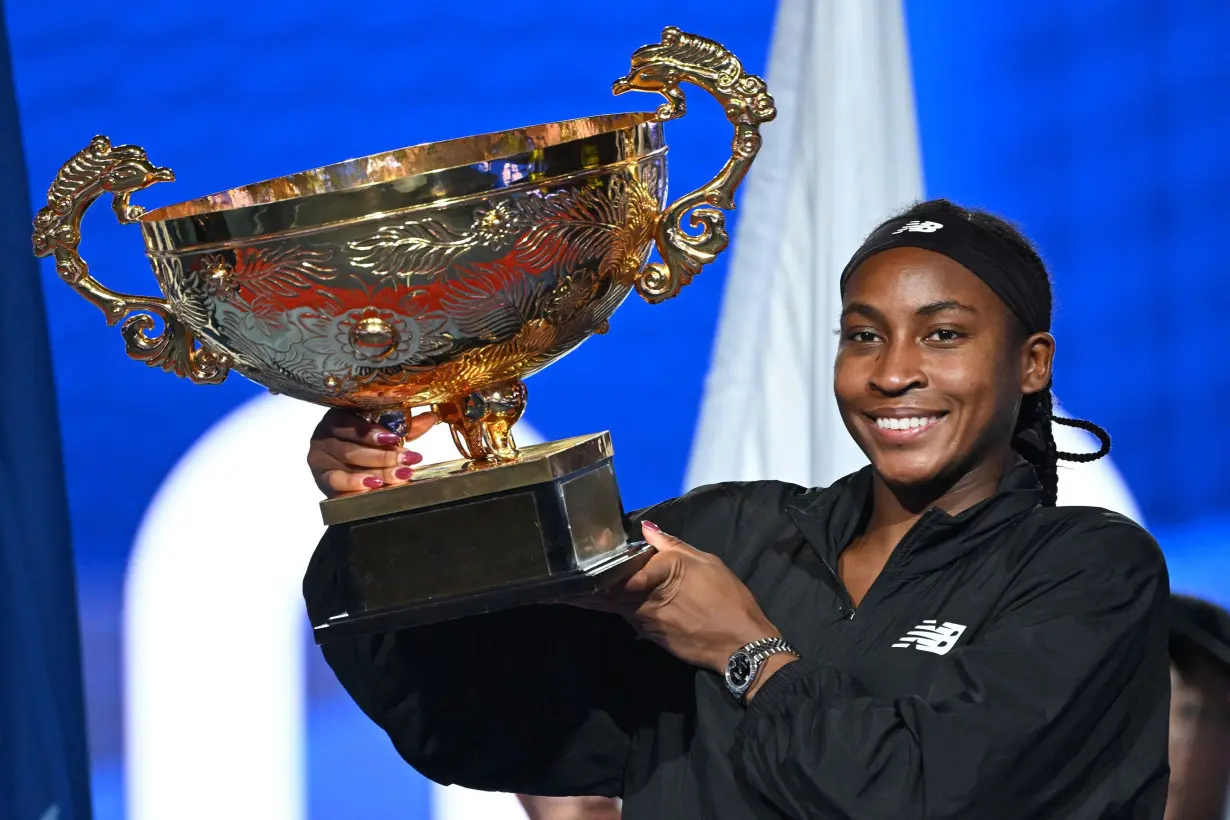 Coco Gauff makes history after cruising to China Open title