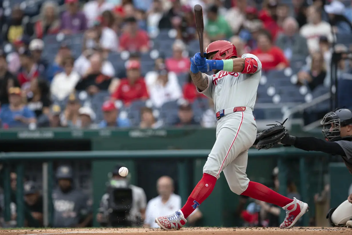 Phillies Nationals Baseball