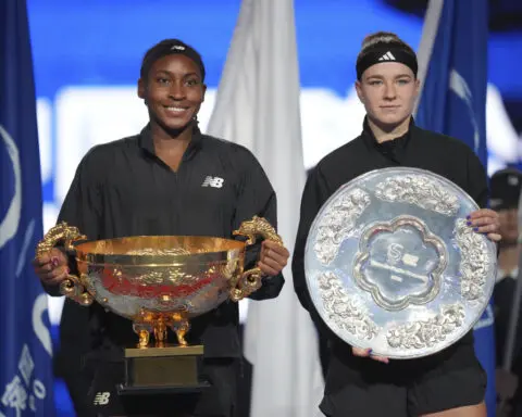 Coco Gauff wins China Open final in straight sets, Sinner and Alcaraz advance in Shanghai