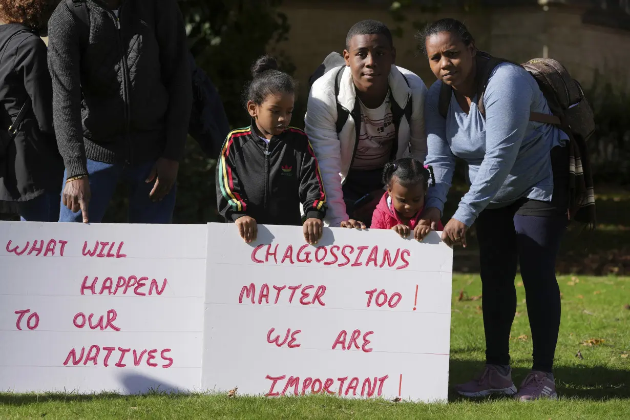 Britain Protest Chagos