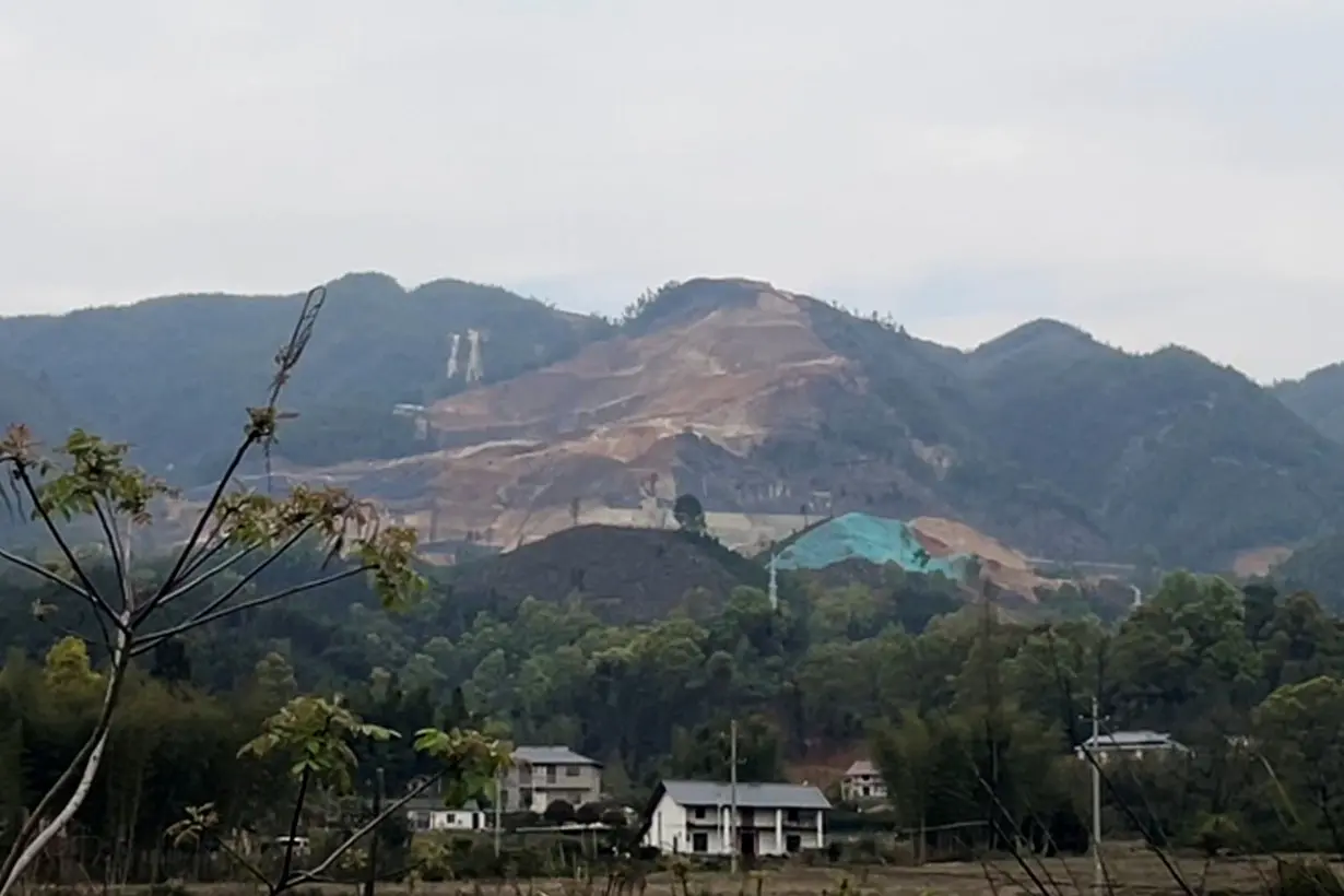 Lithium mine in Jiangxi province