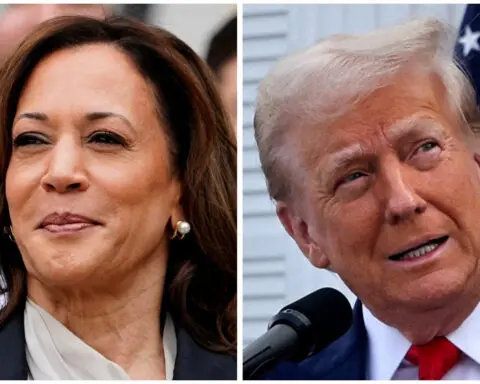 Harris' lead over Trump narrows to 46% vs 43%, Reuters/Ipsos poll finds