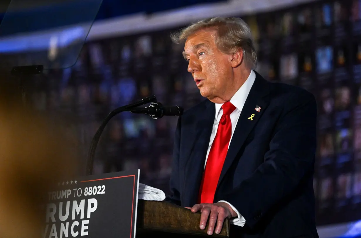 Trump vows to 'remove the Jew haters' if reelected during event commemorating October 7 attacks