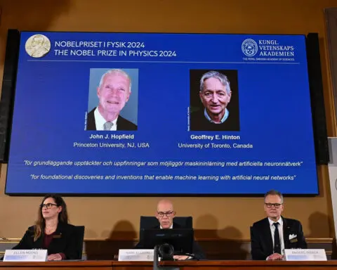 ‘Godfather of AI’ shares Nobel Prize in physics for work on machine learning