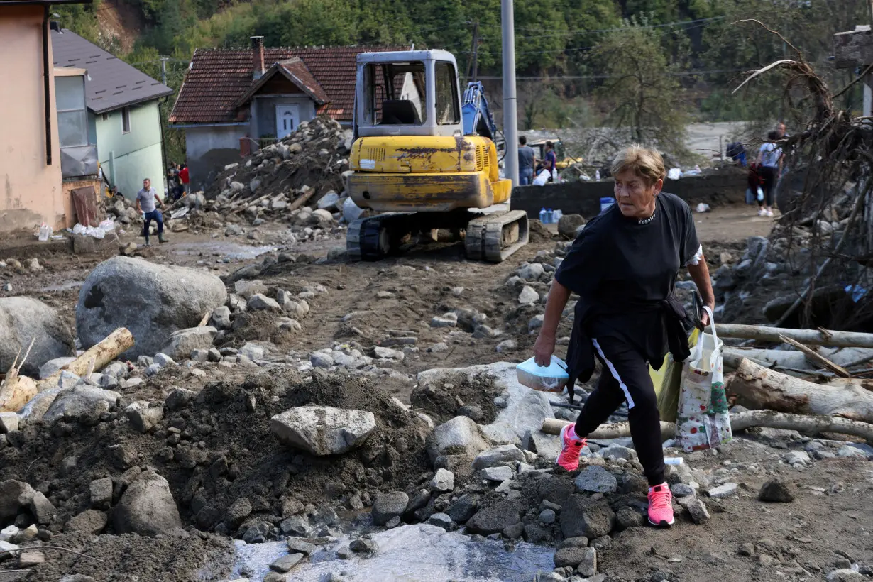 FILE PHOTO: Aftermath of floods in Zlate