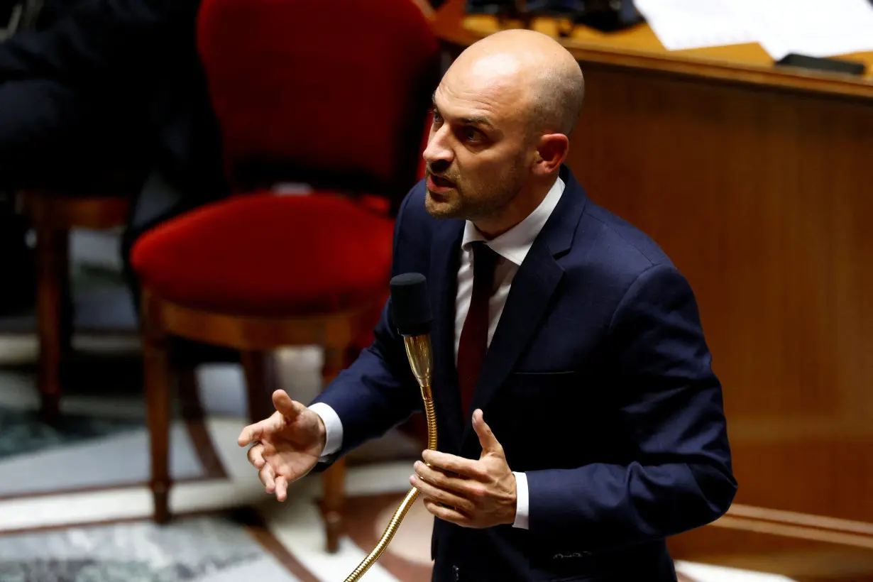 Questions to the government session at the National Assembly in Paris