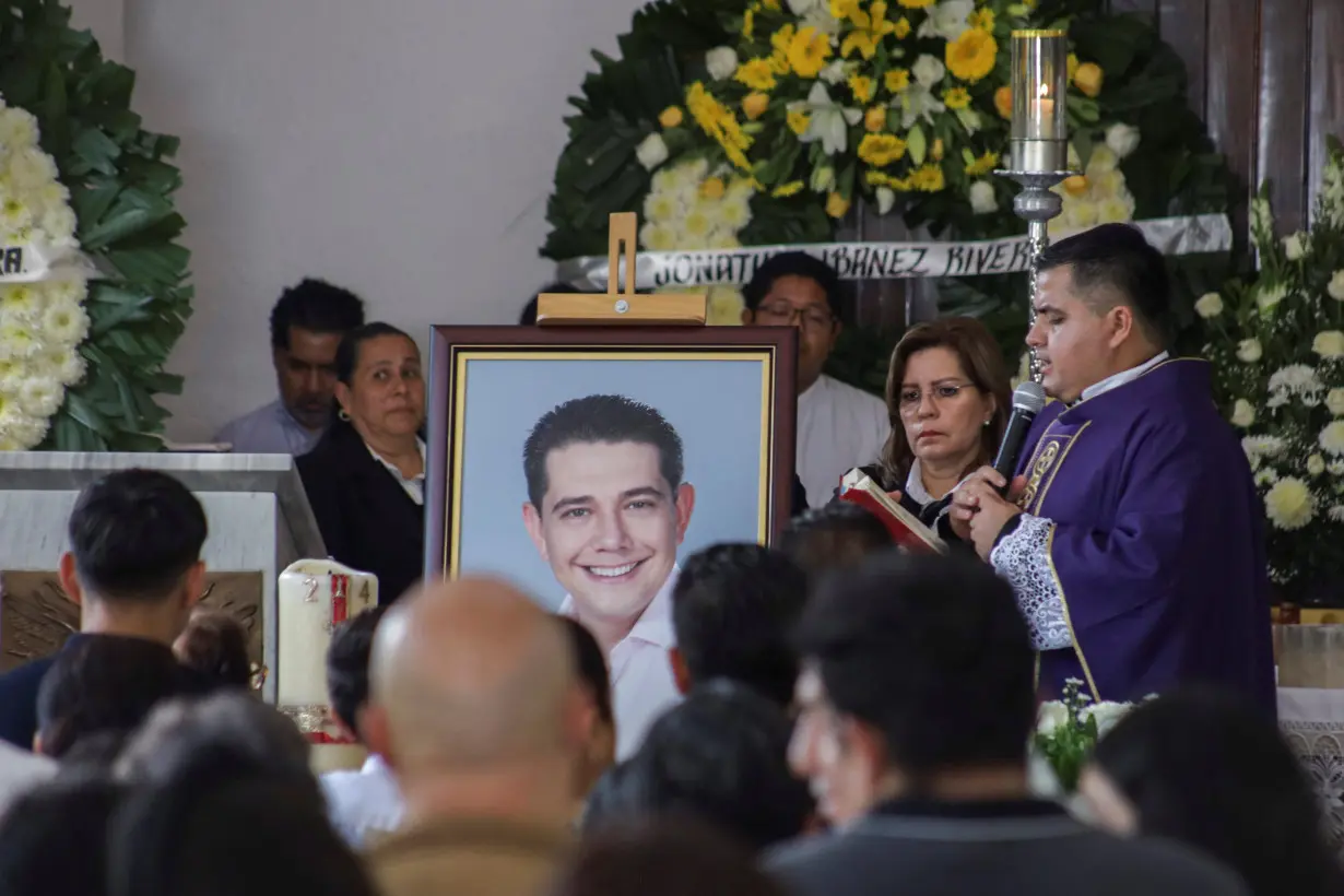 Funeral held for Mexican mayor assassinated days after taking office