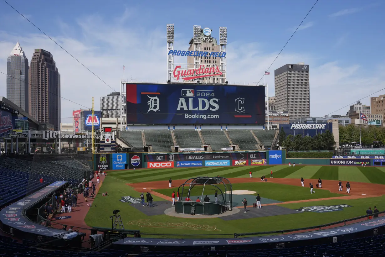 ALDS Tigers Guardians Baseball