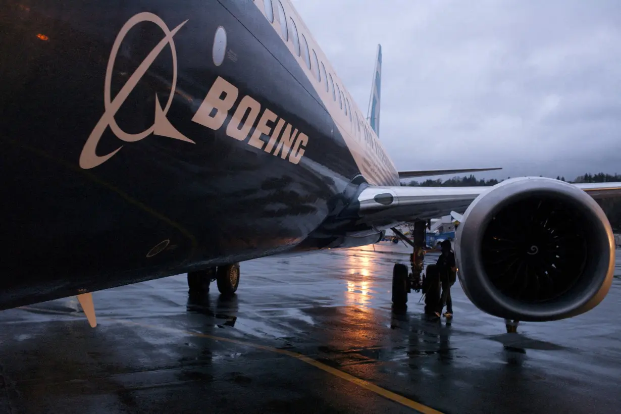 FILE PHOTO: A Boeing 737 MAX is shown in Renton, Washington