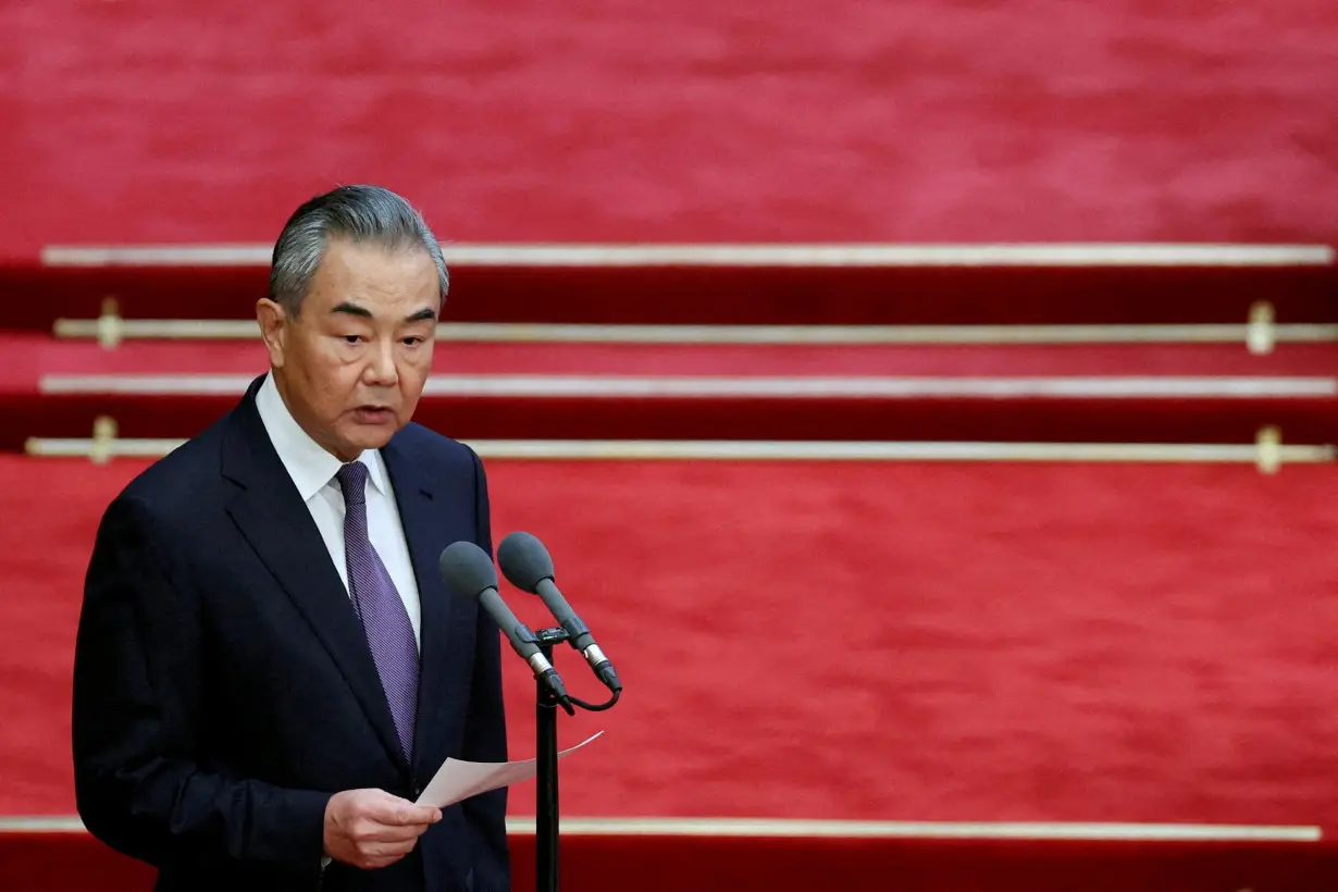 FILE PHOTO: Chinese Foreign Minister Wang Yi in Beijing