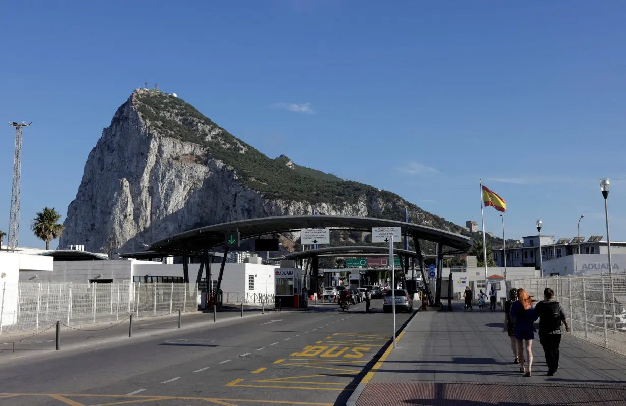 FILE PHOTO: The Rock of Gibraltar, in La Linea de la Concepcion