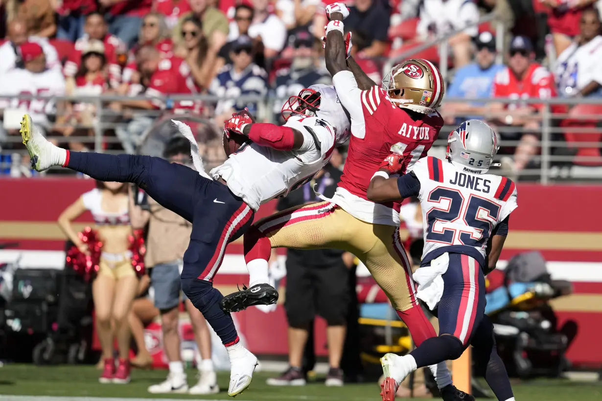 APTOPIX Patriots 49ers Football