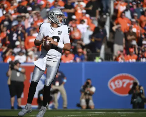 Raiders return to Aidan O'Connell as starting QB against the Steelers, benching Gardner Minshew