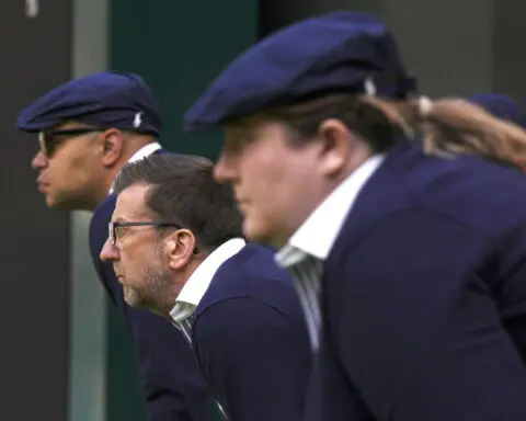 Wimbledon tennis tournament replaces line judges with technology in break with tradition