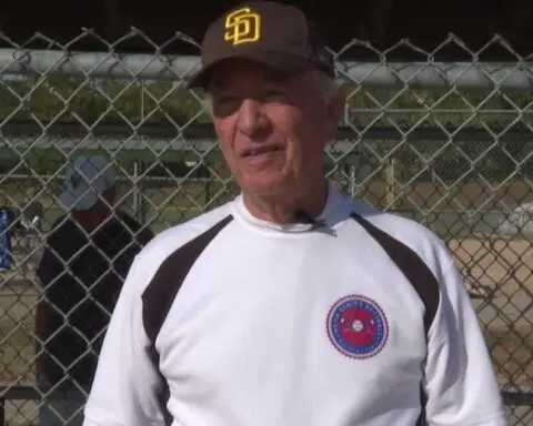 'We men still are kids when we play': 87-year-old plays final softball game