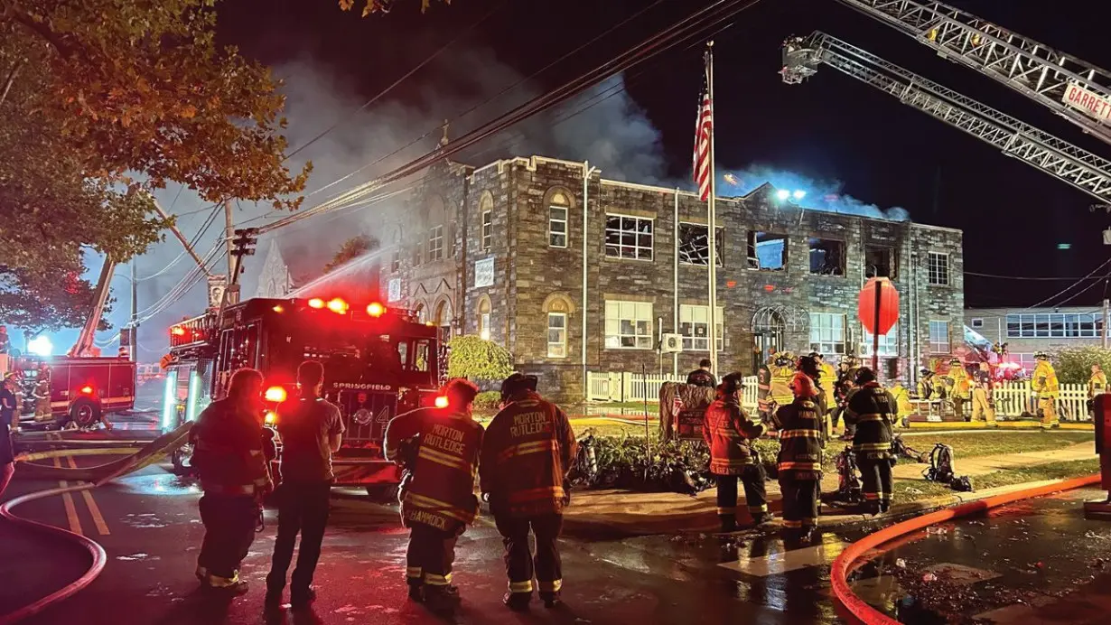 Efforts underway to find new location after massive fire destroys historic Catholic school building