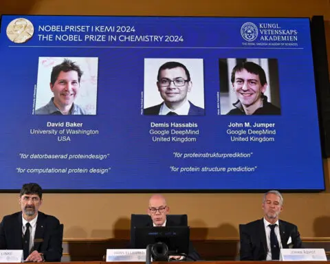 Scientists who used AI to ‘crack the code’ of almost all proteins win Nobel Prize in chemistry