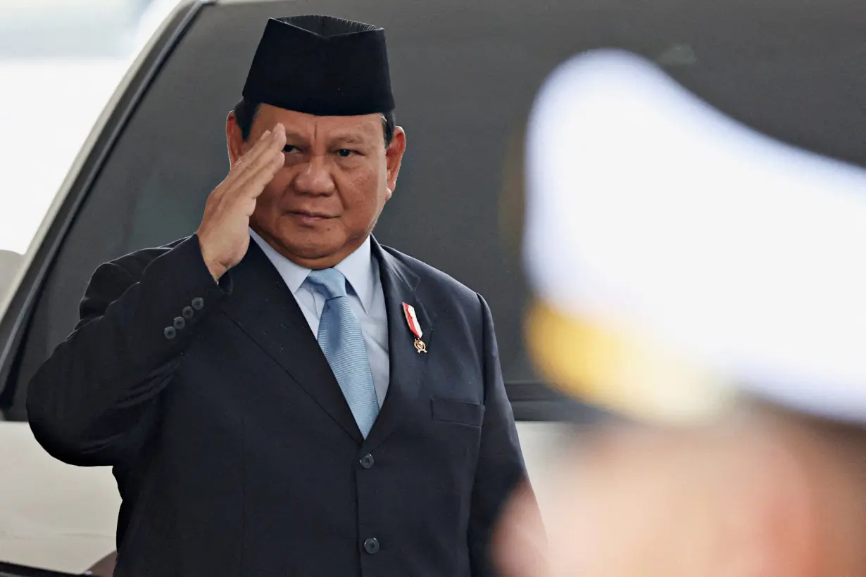 FILE PHOTO: Indonesian President-elect Prabowo Subianto in Jakarta