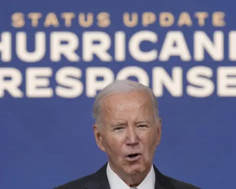 Biden tells Trump to 'get a life, man' and stop storm misinformation