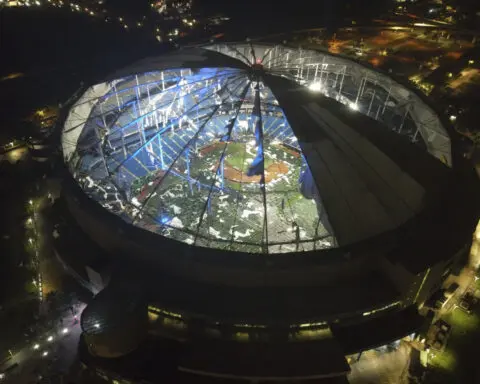 Rays say it may take 'weeks' to fully assess damage at Tropicana Field, after Milton struck region