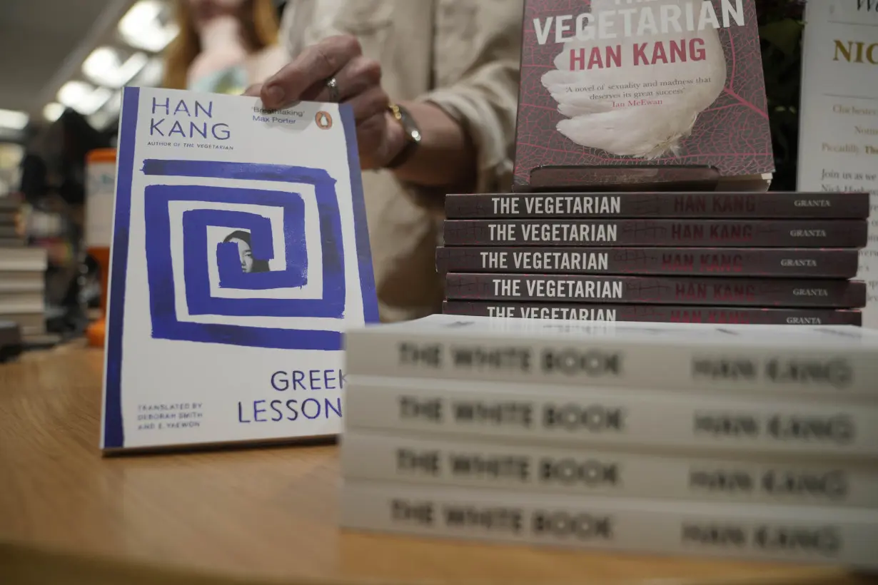 Han Kang wins the Nobel Prize for literature. She's the first South Korean to do so