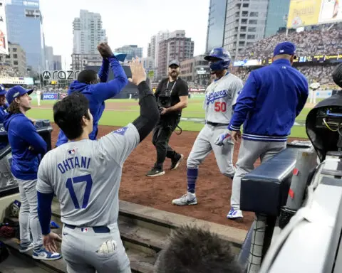 Betts and Ohtani help the Dodgers stay alive in NLDS with 8-0 win vs the Padres